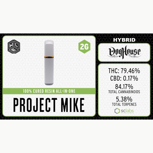 White Label Extracts - WLE | Project Mike | Cured Resin AIO | 2G - 1