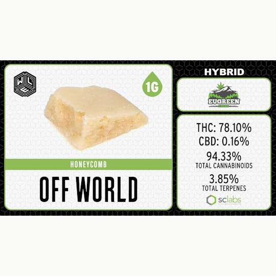 White Label Extracts - WLE | Off World | Honeycomb | 1G - 1
