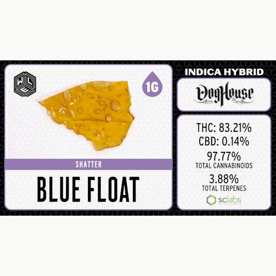 White Label Extracts - WLE | Blue Float | Shatter | 1G - 1
