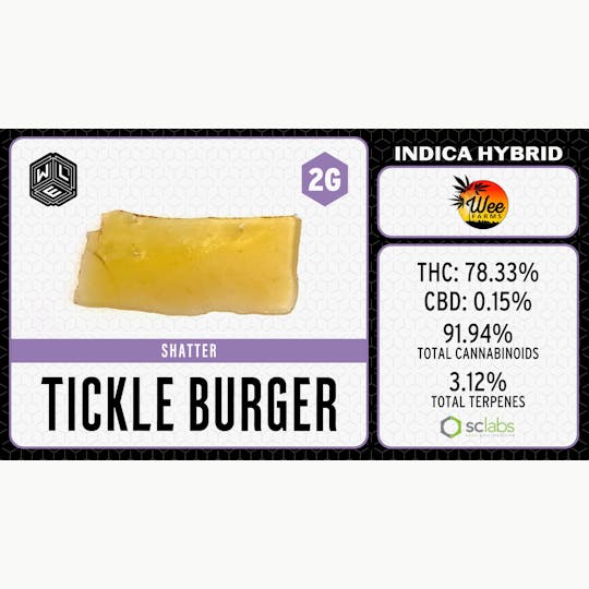 White Label Extracts - WLE | Tickle Burger | Shatter | 2G - 1