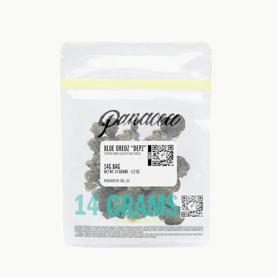 Panacea - Blue Oreoz | Light Deprivation "DEPZ" Bags | 14g - 1