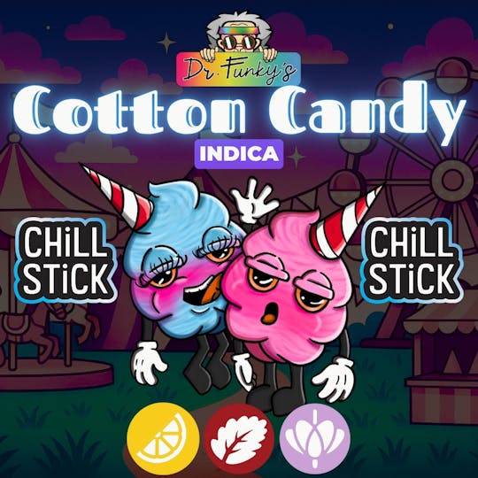 American Cannabis Company - Dr. Funky's Chill Stick Cotton Candy 0.6g (Indica) - 1