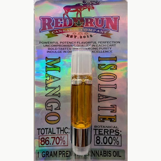 Red Run Cannabis Cultivators - Red Run - Mango Isolate 1g - 1