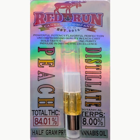Red Run Cannabis Cultivators - Red Run - Peach 0.5g - 1