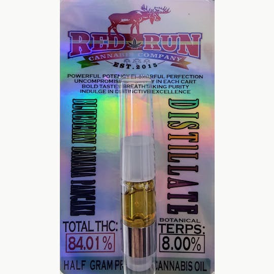 Red Run Cannabis Cultivators - Red Run - Canna Cart Blueberry Banana Pancake 0.5g - 1