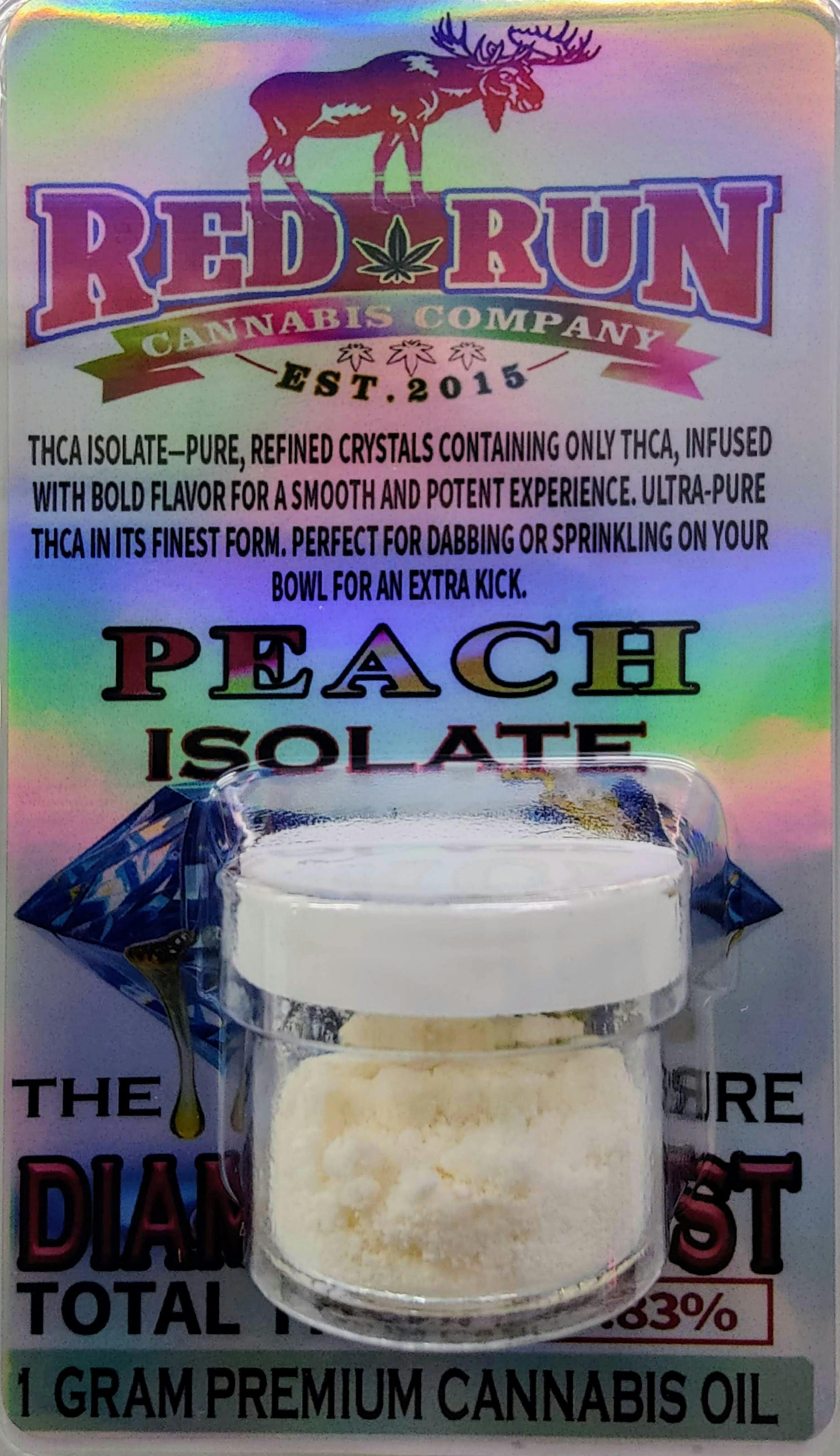 Red Run Cannabis Cultivators - Red Run - Peach Diamond Dust 1g - 1