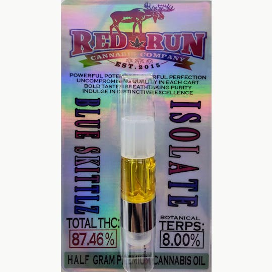 Red Run Cannabis Cultivators - Red Run - Canna Cart Blue Zkittles Isolate 0.5g - 1