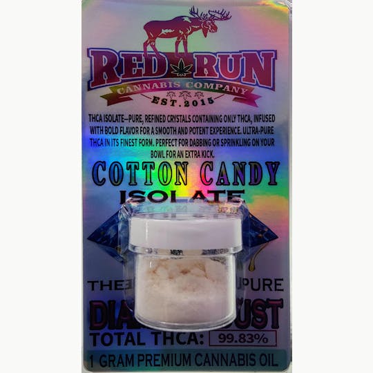 Red Run Cannabis Cultivators - Red Run - Cotton Candy Diamond Dust 1g - 1