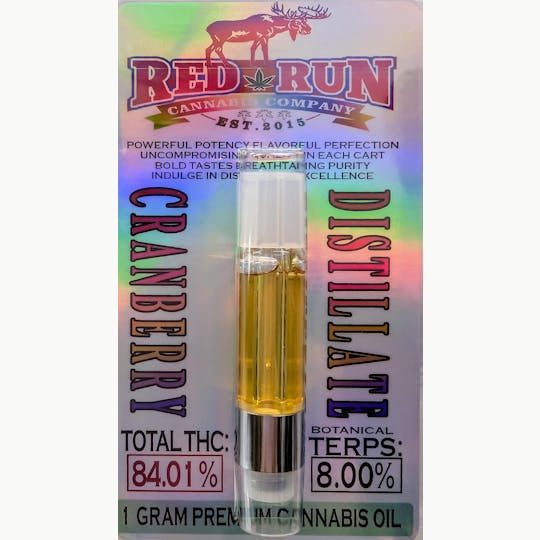 Red Run Cannabis Cultivators - Red Run - Canna Cart Cranberry 1g - 1