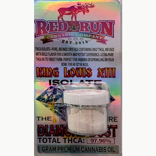 Red Run Cannabis Cultivators - Red Run - King Louis XIII Diamond Dust 1g - 1