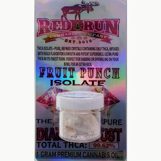 Red Run Cannabis Cultivators - Red Run - Fruit Punch Diamond Dust 1g - 1