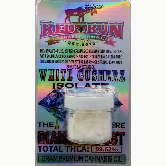 Red Run Cannabis Cultivators - Red Run - White Gusherz Diamond Dust 1g - 1