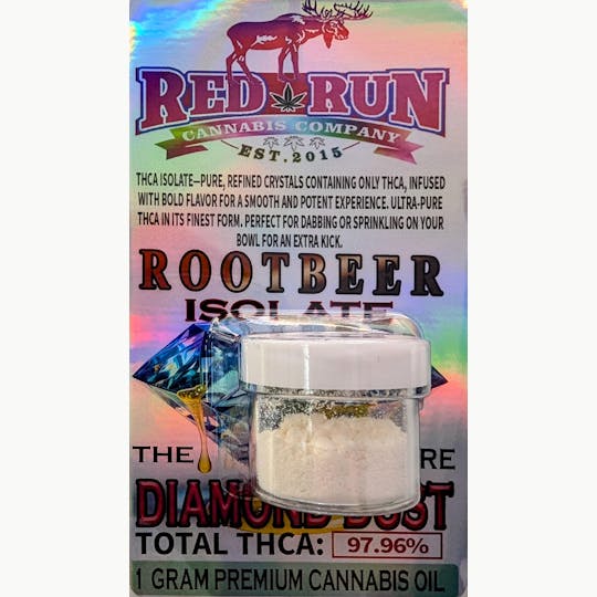 Red Run Cannabis Cultivators - Red Run - Rootbeer Diamond Dust 1g - 1