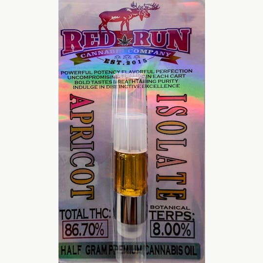 Red Run Cannabis Cultivators - Red Run - Canna Cart Apricot Isolate 0.5g - 1