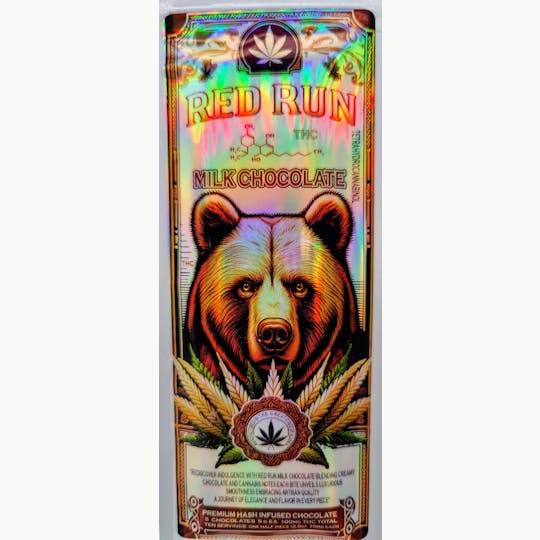 Red Run Cannabis Cultivators - Red Run - Milk Chocolate 100mg - 1