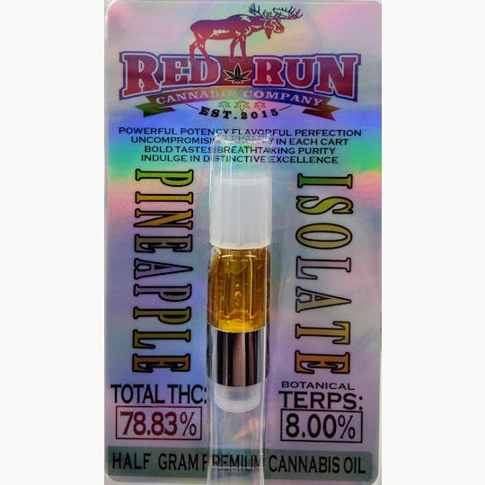 Red Run Cannabis Cultivators - Red Run - Pineapple Isolate 0.5g - 1