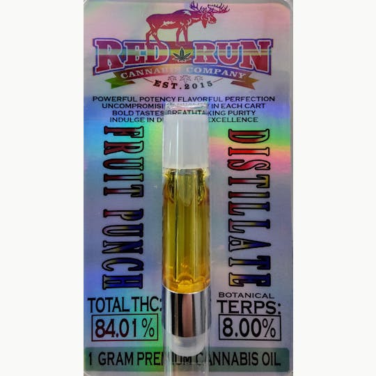 Red Run Cannabis Cultivators - Red Run - Canna Cart Fruit Punch 1g - 1