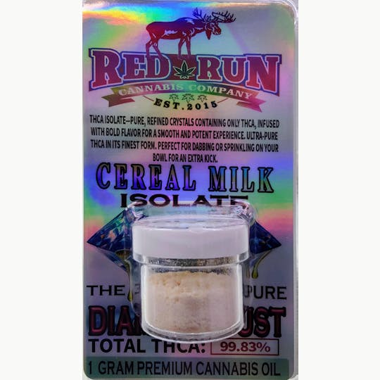 Red Run Cannabis Cultivators - Red Run - Cereal Milk Diamond Dust 1g - 1