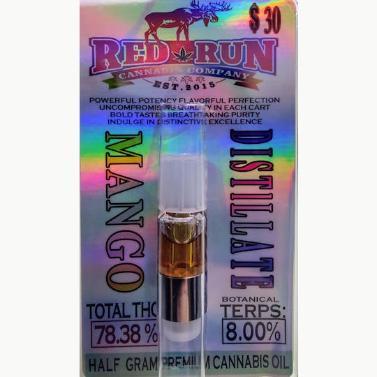 Red Run Cannabis Cultivators - Red Run - Mango 0.5g - 1