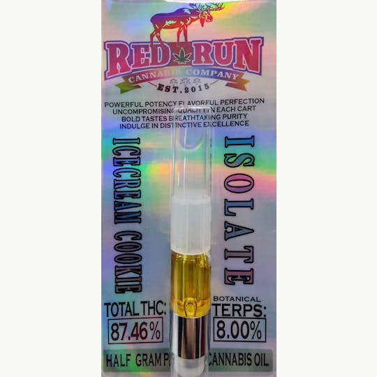 Red Run Cannabis Cultivators - Red Run - Ice Cream Cookie 0.5g - 1