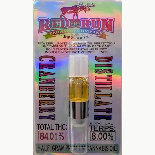 Red Run Cannabis Cultivators - Red Run - Canna Cart Cranberry 0.5g - 1