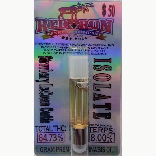 Red Run Cannabis Cultivators - Red Run - Strawberry Ice Cream Cookie 1g - 1