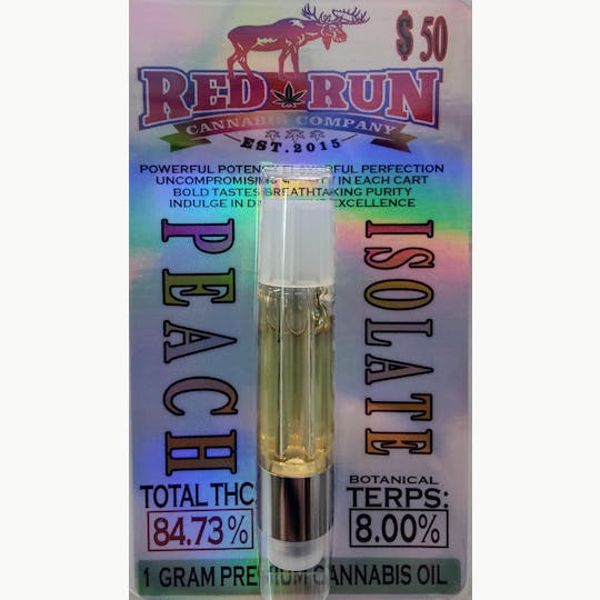 Red Run Cannabis Cultivators - Red Run - Peach Isolate 1g - 1