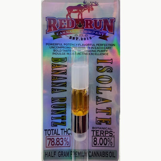 Red Run Cannabis Cultivators - Red Run - Canna Cart Banana Runtz 0.5g - 1