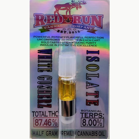 Red Run Cannabis Cultivators - Red Run - White Gusherz 0.5g - 1