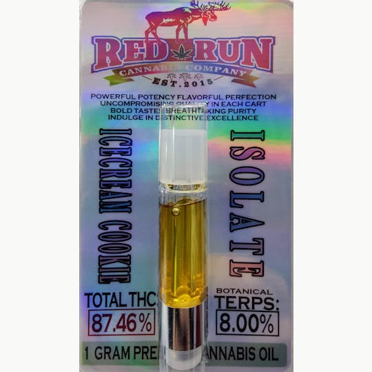 Red Run Cannabis Cultivators - Red Run - Ice Cream Cookie 1g - 1