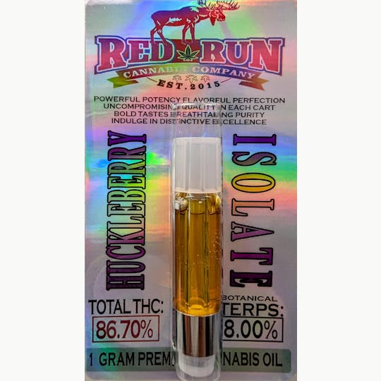 Red Run Cannabis Cultivators - Red Run - Huckleberry Isolate 1g - 1