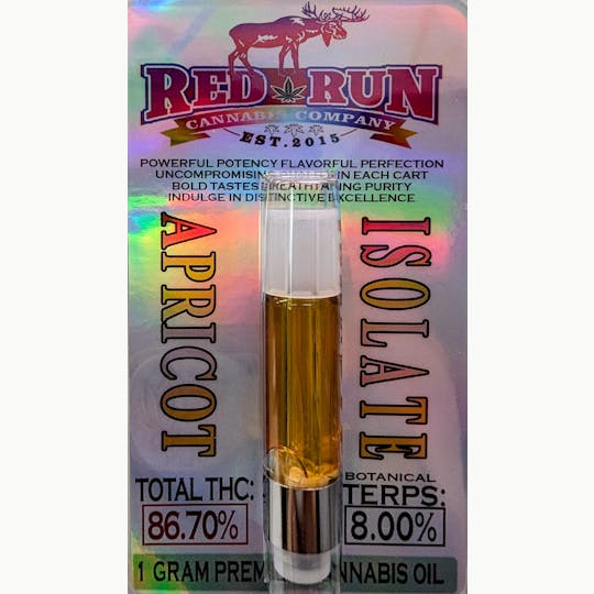 Red Run Cannabis Cultivators - Red Run - Canna Cart Apricot Isolate 1g - 1