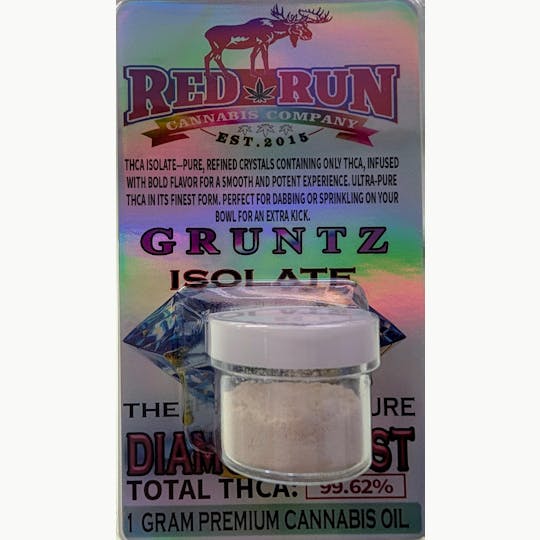 Red Run Cannabis Cultivators - Red Run - Gruntz Diamond Dust 1g - 1