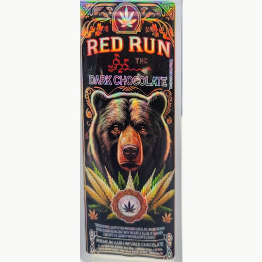 Red Run Cannabis Cultivators - Red Run - Dark Chocolate 100mg - 1