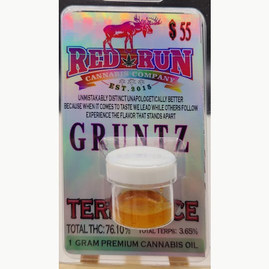 Red Run Cannabis Cultivators - Red Run - Terp Sauce Gruntz 1g - 1