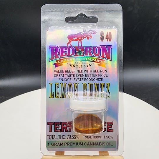 Red Run Cannabis Cultivators - Red Run - Terp Sauce Lemon Runtz 1g - 1