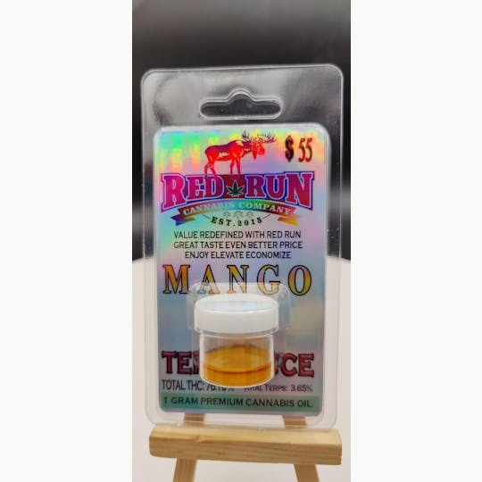 Red Run Cannabis Cultivators - Red Run - Terp Sauce Mango 1g - 1