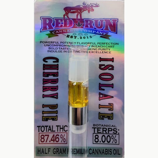 Red Run Cannabis Cultivators - Red Run - Canna Cart Cherry Pie Isolate 0.5g - 1