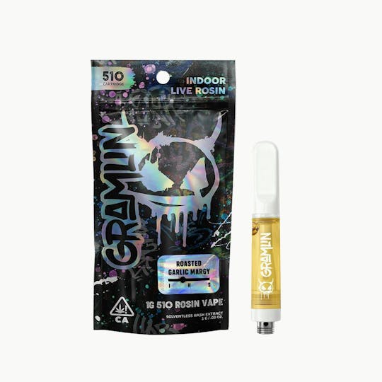 Gramlin - Roasted Garlic Margy Live Rosin Cartridge 1g - 1