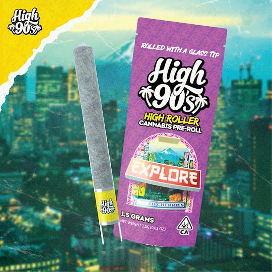 HIGH 90s - High 90s : Explore 1.5g High Roller Pre-Roll - 1
