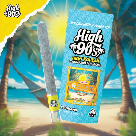 HIGH 90s - High 90s : Relax 1.5g High Roller Pre-Roll - 1