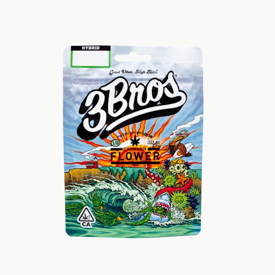 3 Bros Grow - 3 Bros | Indoor Flower | 3.5g | Strawberry Gelato | Hybrid - 1