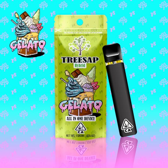 Treesap - CA - Treesap 1g AIO Disposables- Gelato (Hybrid) - 1