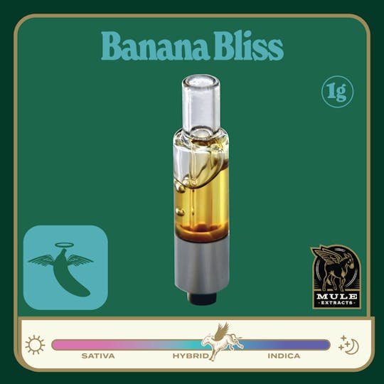 Mule Extracts - Mule - Banana Bliss Pure Live Resin Glass Cartridge 1g - 1