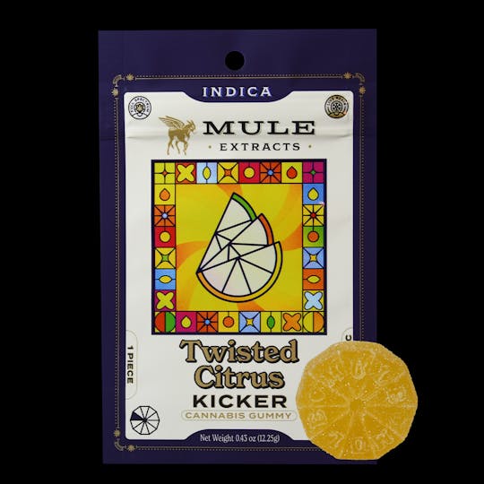 Mule Extracts - Mule - Twisted Citrus Gummy 100mg 1pk - 1