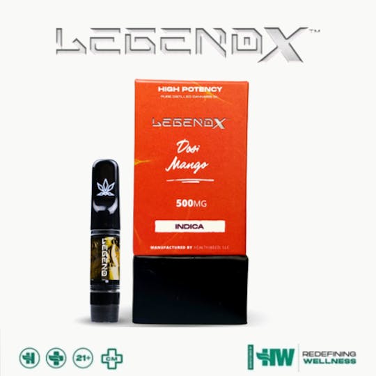 Health Weed - LegendX Dosi-Mango Cartridge 0.5g (500mg) - 1