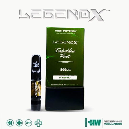 Health Weed - LegendX Forbidden Fruit Cartridge 0.5g (500mg) - 1