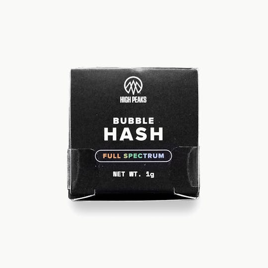 High Peaks - Bubble Hash | Slapz | Full Spectrum | 1g - 1