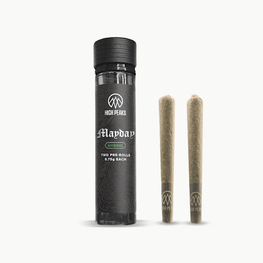 High Peaks - Mayday | Hybrid | 2-Pack Pre-Rolls | 0.75g Each - 1