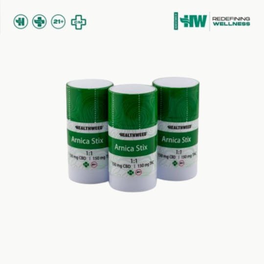 Health Weed - Arnica Stix Muscle Balm THC:CBD - 1